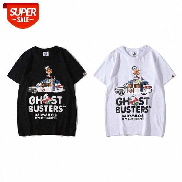 japanese tide brand ghostbusters driving joint cotton men's and women's short-sleeved t-shirt bottoming shirt #0e11, White;black
japanese tide brand ghostbusters driving joint cotton men's and women's short-sleeved t-shirt bottoming shirt #0e11, White;black