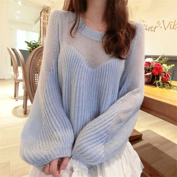 women's sweaters thin female sweater with soft wool, casual loose a pale red lantern sleeve cb98, White;black
women's sweaters thin female sweater with soft wool, casual loose a pale red lantern sleeve cb98, White;black