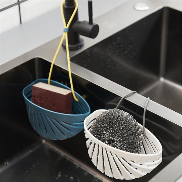 kitchen sink shelf sponge drain rack holder shell hanging basket storage suction cup organizer accessories baskets 
kitchen sink shelf sponge drain rack holder shell hanging basket storage suction cup organizer accessories baskets