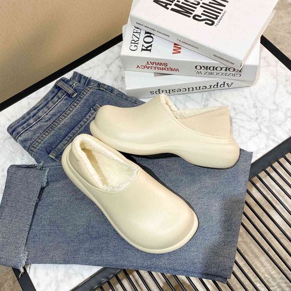 thick soled cotton slippers women's autumn and winter wrap heel warm home antiskid waterproof two wear fashion outer, Black
thick soled cotton slippers women's autumn and winter wrap heel warm home antiskid waterproof two wear fashion outer, Black
