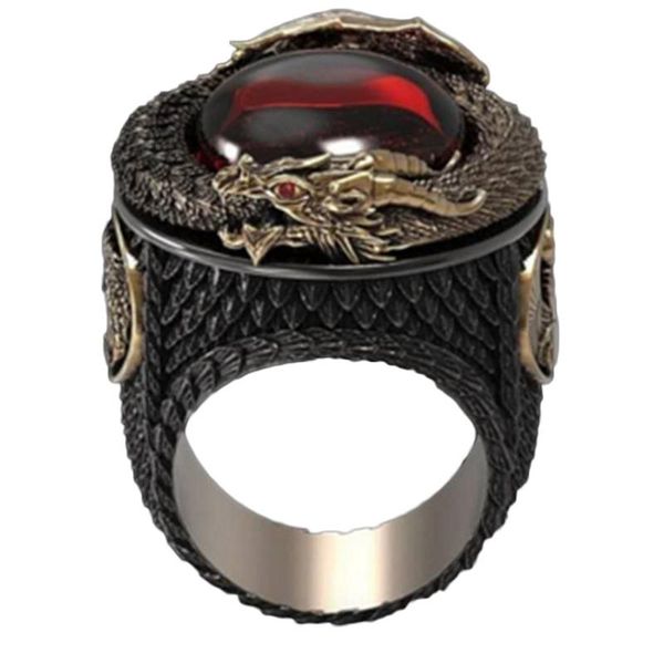 classic men dragon ring jewelry fashion punk style phoenix red crystal rings for male party gift cluster, Golden;silver
classic men dragon ring jewelry fashion punk style phoenix red crystal rings for male party gift cluster, Golden;silver