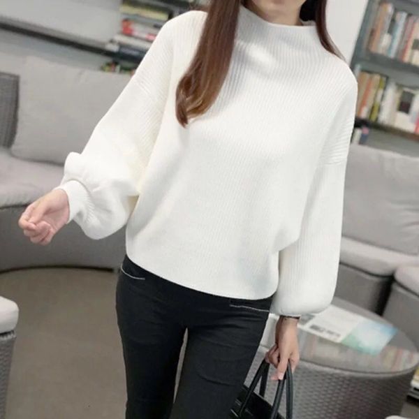 women's knits & tees autumn winter women knitted sweaters pullover fashion batwing sleeve turtleneck sweater female jumper pull fe, White
women's knits & tees autumn winter women knitted sweaters pullover fashion batwing sleeve turtleneck sweater female jumper pull fe, White