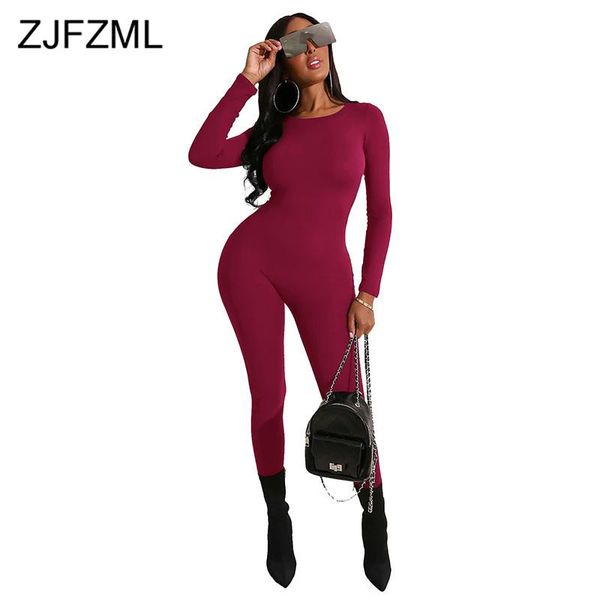 women's jumpsuits & rompers solid color womens jumpsuit scoop neck long sleeve one piece overall fashion female high waist club party c, Black;white
women's jumpsuits & rompers solid color womens jumpsuit scoop neck long sleeve one piece overall fashion female high waist club party c, Black;white