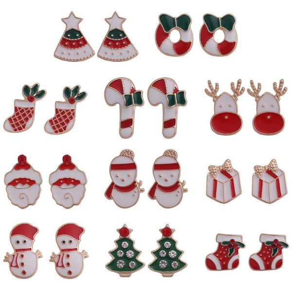 stud christmas earrings crystal snowman jewelry tree earring for women creative party accessories girl gifts, Golden;silver
stud christmas earrings crystal snowman jewelry tree earring for women creative party accessories girl gifts, Golden;silver
