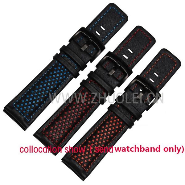 watch bands for any watches band breathable genuine leather with stainless steel buckle 22mm black red orange blue stitch wristband, Black;brown
watch bands for any watches band breathable genuine leather with stainless steel buckle 22mm black red orange blue stitch wristband, Black;brown