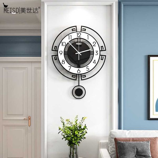 wall clocks meisd large clock black nordic pendulum watch quartz mute living room stickers home decor horloge 2021
wall clocks meisd large clock black nordic pendulum watch quartz mute living room stickers home decor horloge 2021