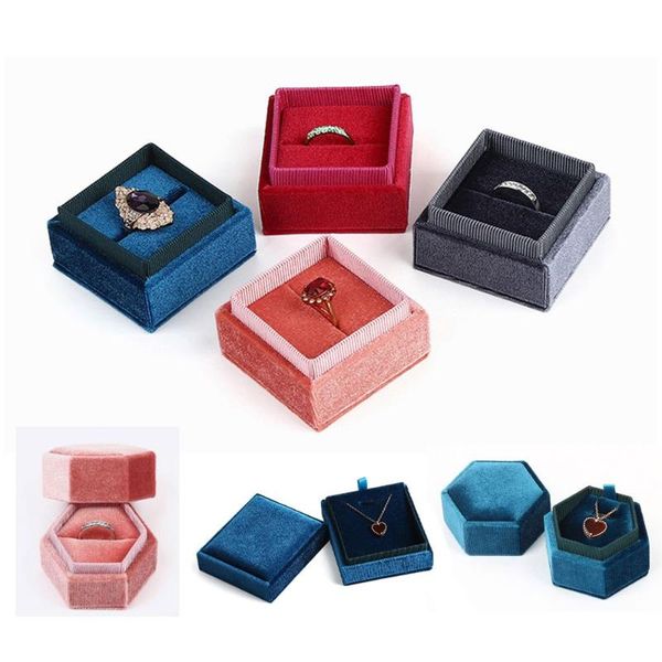jewelry pouches, bags velvet square hexagonjewelry box for wedding engagement ring earrings necklace bracelet packaging display, Pink;blue
jewelry pouches, bags velvet square hexagonjewelry box for wedding engagement ring earrings necklace bracelet packaging display, Pink;blue