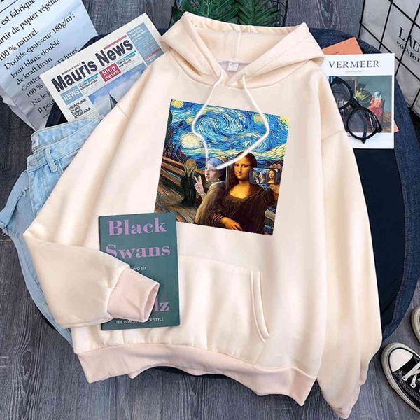 mona lisa printed men's and women's sweatshirts, harajuku long sved hoodi, retro style, animation punk, Black
mona lisa printed men's and women's sweatshirts, harajuku long sved hoodi, retro style, animation punk, Black