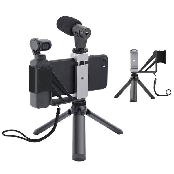 foldable phone holder adapter clip selfie mount metal tripod for dji pocket handheld gimbal camera accessories heads
foldable phone holder adapter clip selfie mount metal tripod for dji pocket handheld gimbal camera accessories heads