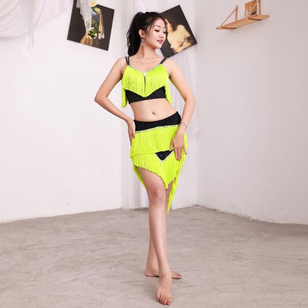 new belly dance dress skirt competition summer dresses black green tassel fishone v-neck skirt women costumes, Black;red
new belly dance dress skirt competition summer dresses black green tassel fishone v-neck skirt women costumes, Black;red