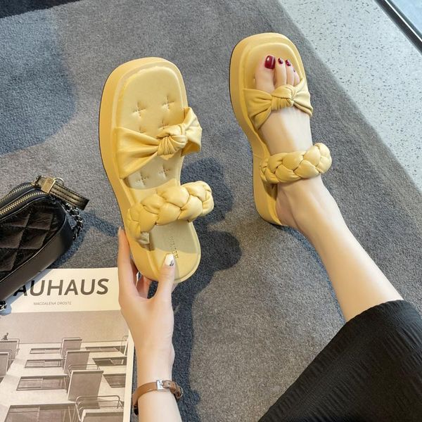 slippers shoes woman 2021 summer low platform luxury slides pantofle rubber designer fabric rome hoof heels basic pu, Black
slippers shoes woman 2021 summer low platform luxury slides pantofle rubber designer fabric rome hoof heels basic pu, Black