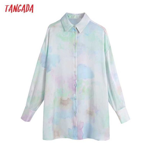 tangada women retro oversized tie dyed print blouse long sleeve chic female casual loose shirt blusas femininas be106 210609, White
tangada women retro oversized tie dyed print blouse long sleeve chic female casual loose shirt blusas femininas be106 210609, White