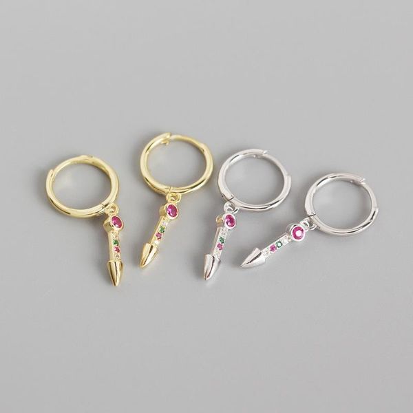 hoop & huggie ccfjoyas european and american celi style 925 sterling silver earrings ins geometric awl colorful, Golden;silver
hoop & huggie ccfjoyas european and american celi style 925 sterling silver earrings ins geometric awl colorful, Golden;silver