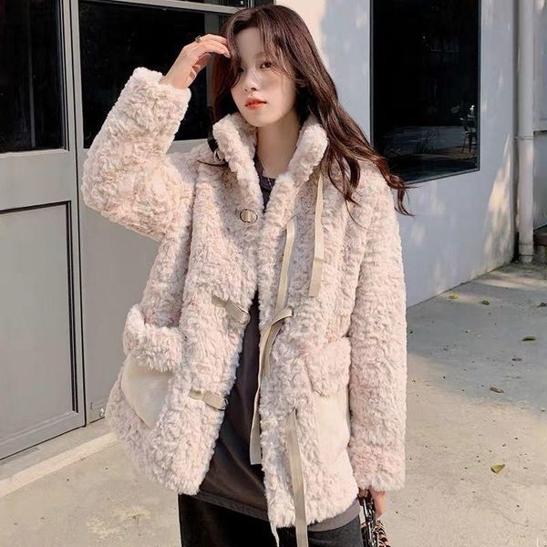 women's fur & faux beige us winter grass lady loose coat women party beauty overcoat plush cloth girl luxury jacket clothes, Black
women's fur & faux beige us winter grass lady loose coat women party beauty overcoat plush cloth girl luxury jacket clothes, Black