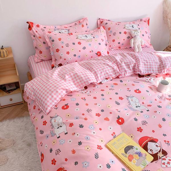 bedding sets home textile pink girls duvet cover pillow case bed sheet ab side quilt boy kid teen girl linens set king
bedding sets home textile pink girls duvet cover pillow case bed sheet ab side quilt boy kid teen girl linens set king