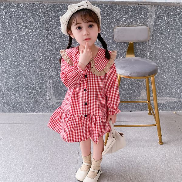 red colour baby girl dress for kids lattice ruffle dance dresses children long sleeve party dress kids clothes, White
red colour baby girl dress for kids lattice ruffle dance dresses children long sleeve party dress kids clothes, White