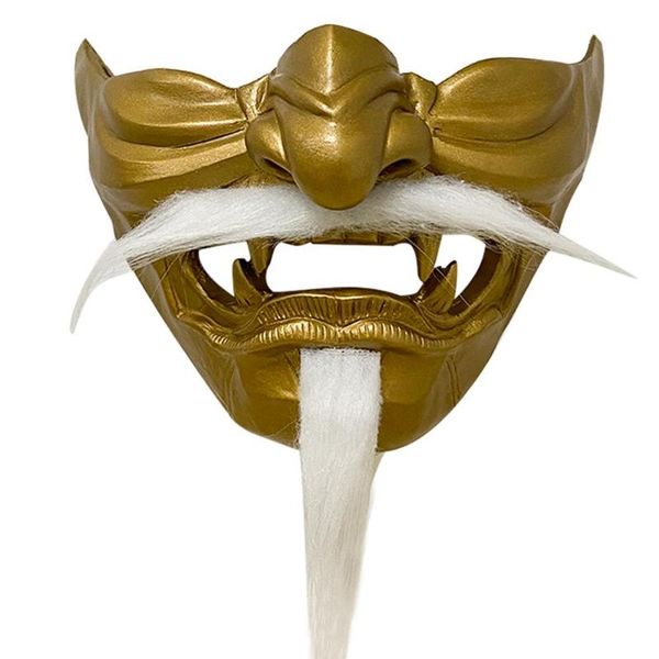 party masks game ghost of tsushima mask half face jin samurai cosplay resin halloween props
party masks game ghost of tsushima mask half face jin samurai cosplay resin halloween props