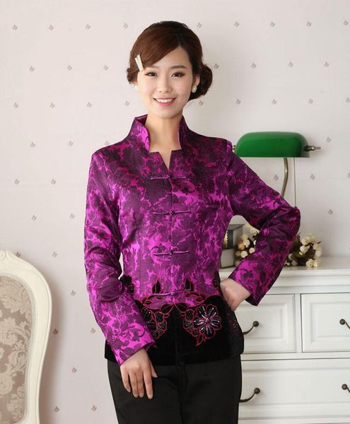 women's jackets tang suit chinese style embroidery mother decoration long sleeve dress women jacket daily wedding banquet coat, Black;brown
women's jackets tang suit chinese style embroidery mother decoration long sleeve dress women jacket daily wedding banquet coat, Black;brown
