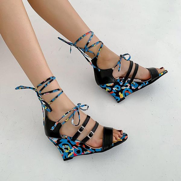 dress shoes summer wedge sandals fashion woman open toe rome gladiator ladies casual lace up female platform, Black
dress shoes summer wedge sandals fashion woman open toe rome gladiator ladies casual lace up female platform, Black