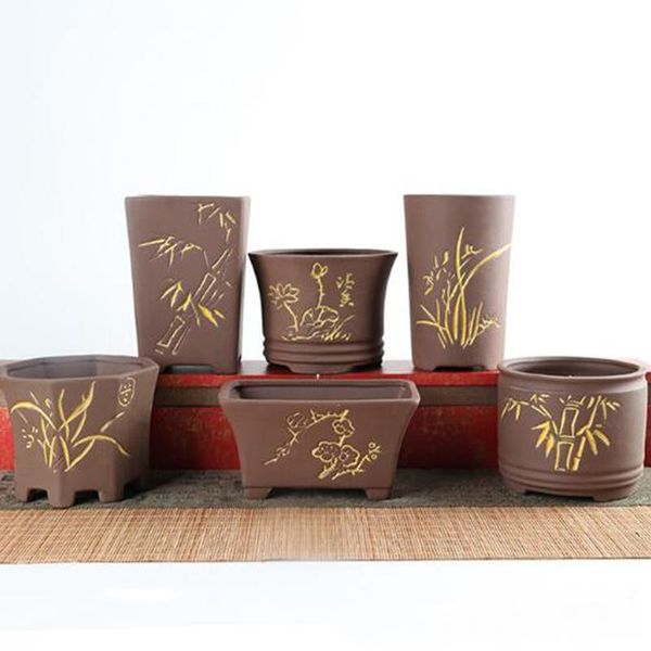planters & pots purple sand succulent plant flowerpot pure handmade ceramic retro flower pot bamboo lotus gold outline vase balcony home dec
planters & pots purple sand succulent plant flowerpot pure handmade ceramic retro flower pot bamboo lotus gold outline vase balcony home dec
