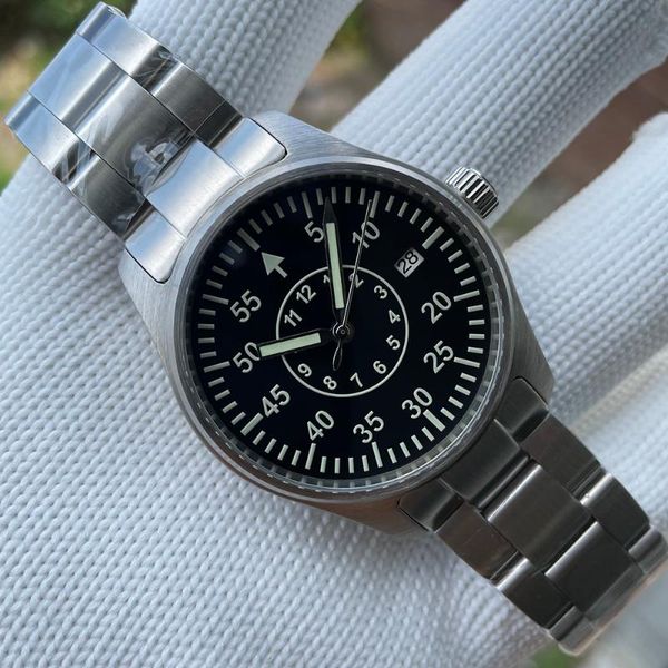 wristwatches steeldive 1940t watch men automatic nh35a mechanical wristwatch sapphire crystal 20 bar diver watches self wind, Slivery;brown
wristwatches steeldive 1940t watch men automatic nh35a mechanical wristwatch sapphire crystal 20 bar diver watches self wind, Slivery;brown