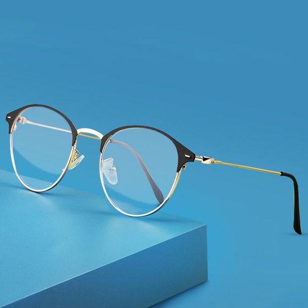 sunglasses retro round frame glasses female metal eyebrow anti-blue light eyeglasses decoration goggles, White;black
sunglasses retro round frame glasses female metal eyebrow anti-blue light eyeglasses decoration goggles, White;black