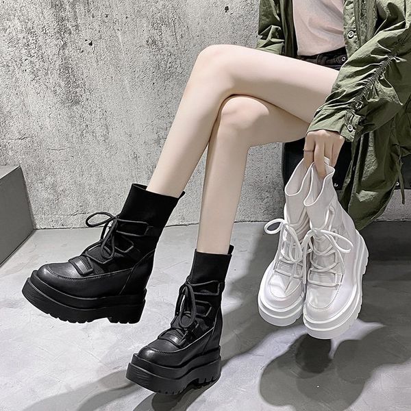 winter women ankle boots fashion stretch fabric platform new womens chunky boots 10cm high wedges sock shoes woman british
winter women ankle boots fashion stretch fabric platform new womens chunky boots 10cm high wedges sock shoes woman british