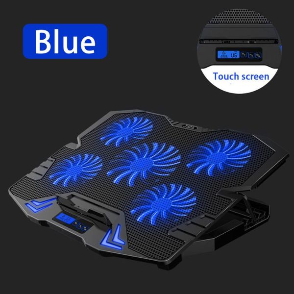 12-17 inch 5 quiet fans cooling pad 2400rpm lapcooler external touch control for gamer metal net strong wind home office pads
12-17 inch 5 quiet fans cooling pad 2400rpm lapcooler external touch control for gamer metal net strong wind home office pads