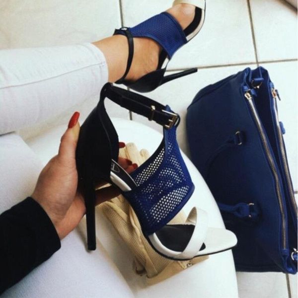 dress shoes woman summer high heels open toe sandals gladiator ladies mesh hollow out stiletto pumps zapatos mujer, Black
dress shoes woman summer high heels open toe sandals gladiator ladies mesh hollow out stiletto pumps zapatos mujer, Black