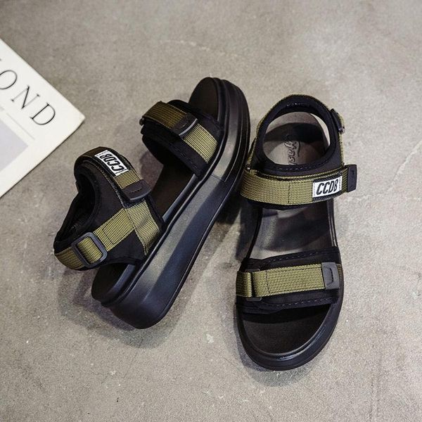 sandals lisapie female sports 2021 summer net red korean version of the student flat women's shoes, Black
sandals lisapie female sports 2021 summer net red korean version of the student flat women's shoes, Black