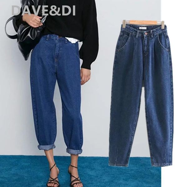 women's jeans jenny&dave high street vintage loose mom woman waist pleated for women boyfriend plus size, Blue
women's jeans jenny&dave high street vintage loose mom woman waist pleated for women boyfriend plus size, Blue