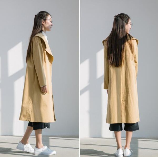 women's trench coats 2021 autumn high fashion brand woman classic one button coat waterproof raincoat business outerwear large collar, Tan;black
women's trench coats 2021 autumn high fashion brand woman classic one button coat waterproof raincoat business outerwear large collar, Tan;black