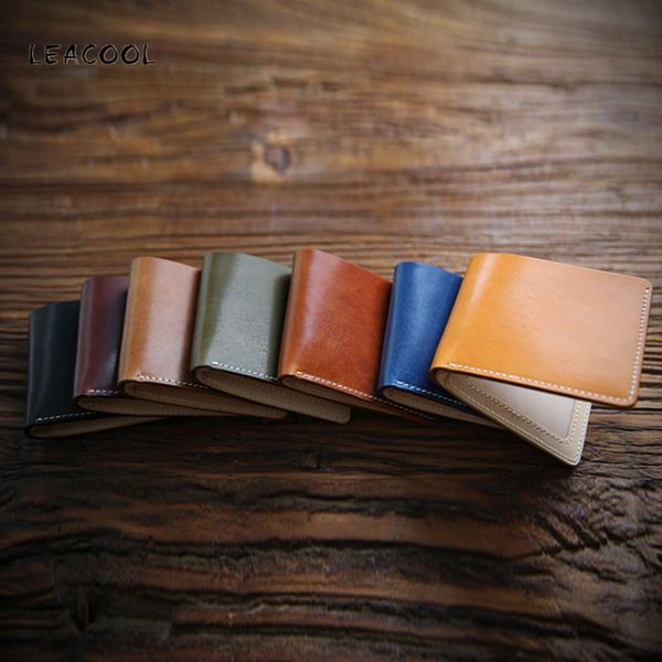 wallets leacool 100% genuine leather bifold purse vintage vegetable clutch men retro coin pocket, Red;black
wallets leacool 100% genuine leather bifold purse vintage vegetable clutch men retro coin pocket, Red;black