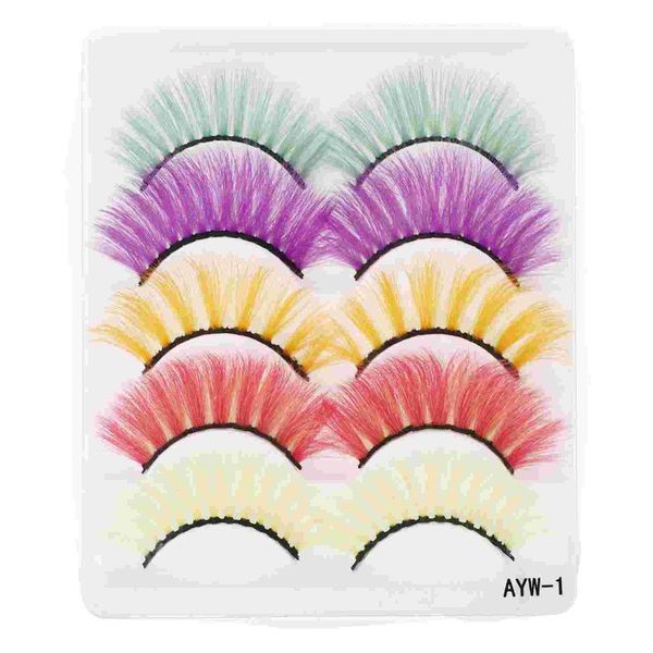 false eyelashes 5pairs decorative dense 3d performance beauty tools 
false eyelashes 5pairs decorative dense 3d performance beauty tools