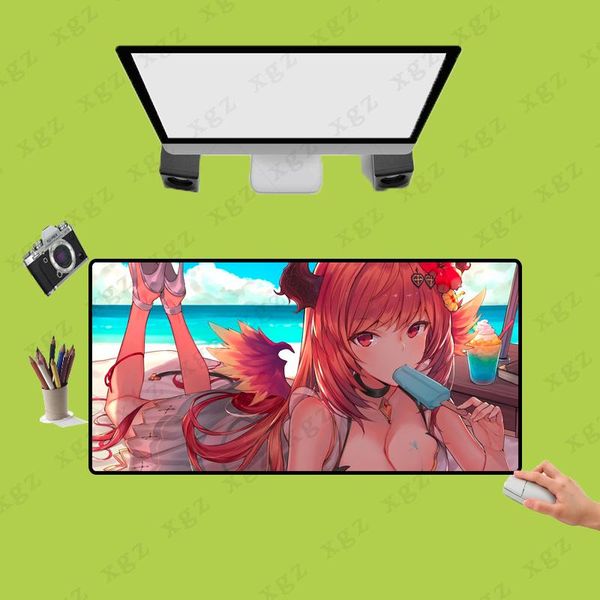 mouse pads & wrist rests xgz red hair lovely girl 3d hd anime custom large game pad black lock edge computer desk mat speed rubber non-slip
mouse pads & wrist rests xgz red hair lovely girl 3d hd anime custom large game pad black lock edge computer desk mat speed rubber non-slip