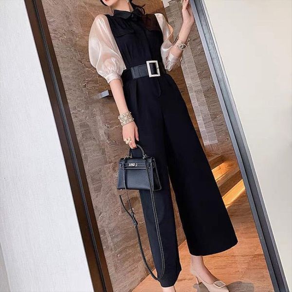 playsuits outwear s 2xl women jumpsuits sping ol temperament high waist wide leg drape thin womens fashion, Black;white
playsuits outwear s 2xl women jumpsuits sping ol temperament high waist wide leg drape thin womens fashion, Black;white