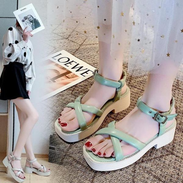sandals women's 2021 summer thick soled buckle lady shoes flat platform cross-strap open toe modern sandalias mujer, Black
sandals women's 2021 summer thick soled buckle lady shoes flat platform cross-strap open toe modern sandalias mujer, Black