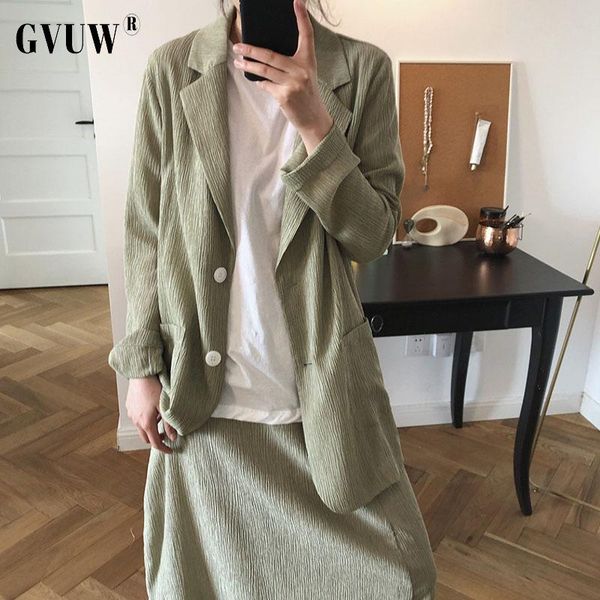 women's suits & blazers gvuw 2021 spring summer fashion casual long sleeve solid color loose suit coat lapel blazer women sk912, White;black
women's suits & blazers gvuw 2021 spring summer fashion casual long sleeve solid color loose suit coat lapel blazer women sk912, White;black