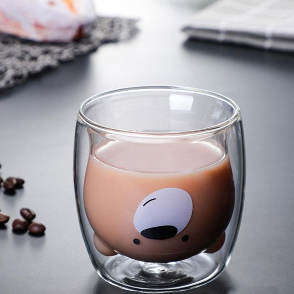 wine glasses prevent scald cartoon lovely double glass milk coffee cup with round mouth handmade juice drinkware tea mugs
wine glasses prevent scald cartoon lovely double glass milk coffee cup with round mouth handmade juice drinkware tea mugs