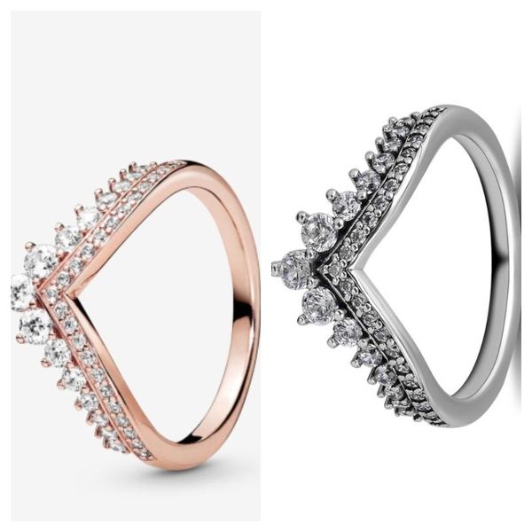 cluster rings meeie 925 sterling silver crystal cz original princess wish crown european ring women rose gold silvery jewelry making, Golden;silver
cluster rings meeie 925 sterling silver crystal cz original princess wish crown european ring women rose gold silvery jewelry making, Golden;silver
