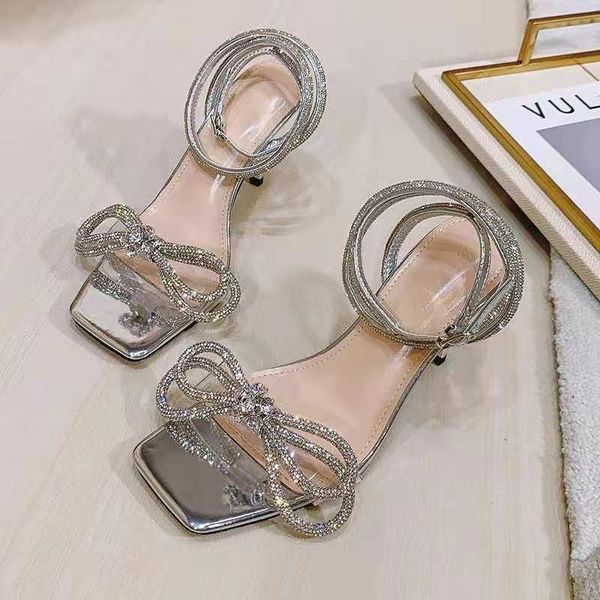 sandals 2021 fashion women bow woman crystal transparent slides ladies high heel sequins casual mixed color beach, Black
sandals 2021 fashion women bow woman crystal transparent slides ladies high heel sequins casual mixed color beach, Black