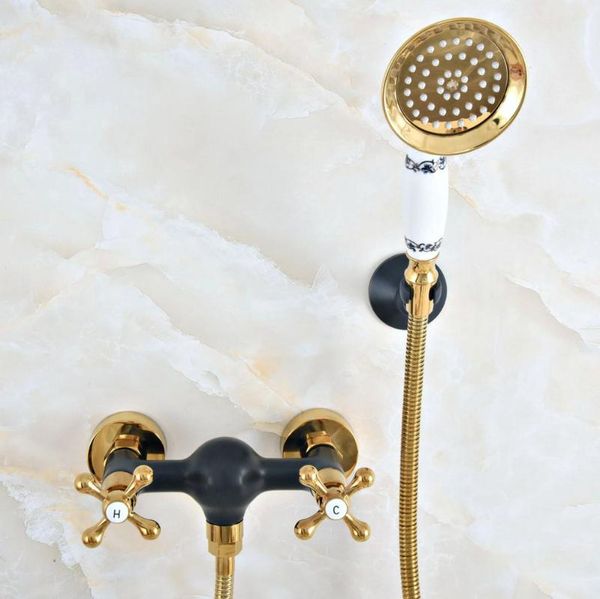 luxury gold color brass black oil rubbed bronze wall mounted bathroom hand held shower head faucet set bath mixer tap mna sets
luxury gold color brass black oil rubbed bronze wall mounted bathroom hand held shower head faucet set bath mixer tap mna sets