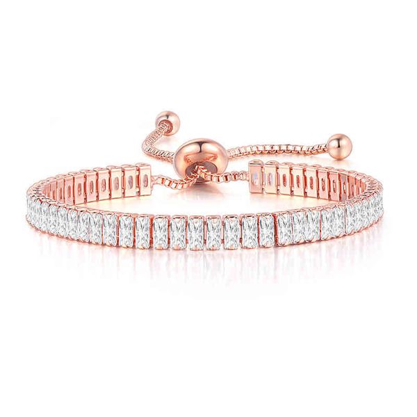 zhouyang kpop women's tennis bracelet luxury 2.5*5 mm multicolor zircon bracelets for women adjustable jewelry dzh009, Golden;silver
zhouyang kpop women's tennis bracelet luxury 2.5*5 mm multicolor zircon bracelets for women adjustable jewelry dzh009, Golden;silver