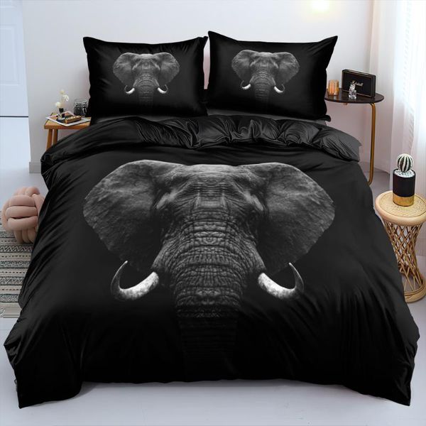bedding sets 3d black beddings design elephant quilt cover animal comforter covers pillow 180*200cm full twin double king size
bedding sets 3d black beddings design elephant quilt cover animal comforter covers pillow 180*200cm full twin double king size