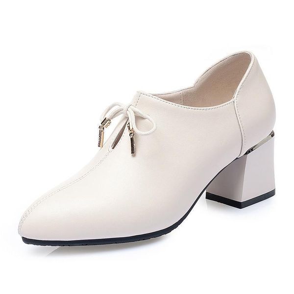 dress shoes spring women 2021 genuine leather women's pointy thick heel fashion bow large size, Black
dress shoes spring women 2021 genuine leather women's pointy thick heel fashion bow large size, Black