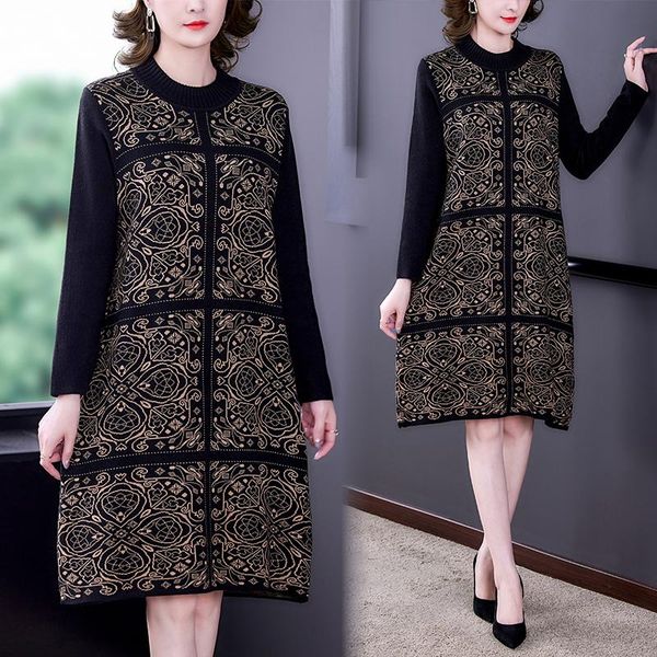 women's sweaters 2021 elegant bodycon casual midi dress autumn winter knitted cotton thick warm pullovers women korean vintage wool, White;black
women's sweaters 2021 elegant bodycon casual midi dress autumn winter knitted cotton thick warm pullovers women korean vintage wool, White;black
