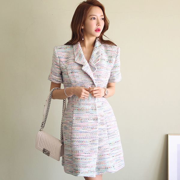 dress fall korean style ol elegant double-breasted thin high-end wool tweed sleeve short fashion suit for woman 37mg, Black;gray
dress fall korean style ol elegant double-breasted thin high-end wool tweed sleeve short fashion suit for woman 37mg, Black;gray