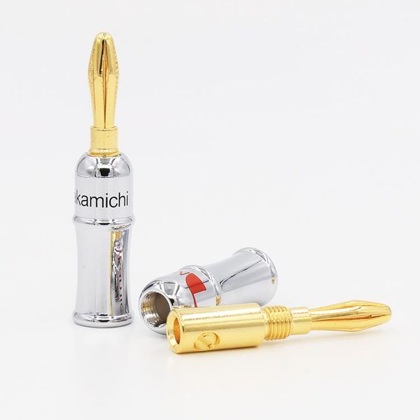 smart power plugs chrome plated cover banana plug 24k gold nakamichi connector 8pieces per lot
smart power plugs chrome plated cover banana plug 24k gold nakamichi connector 8pieces per lot