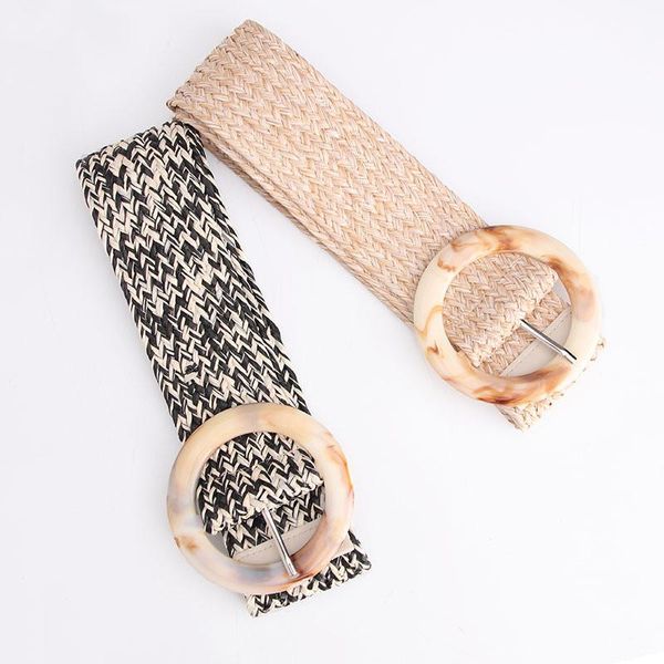 belts women straw woven wide belt vintage carved wood buckle female dress shirt waist seal summer casual decoration, Black;brown
belts women straw woven wide belt vintage carved wood buckle female dress shirt waist seal summer casual decoration, Black;brown
