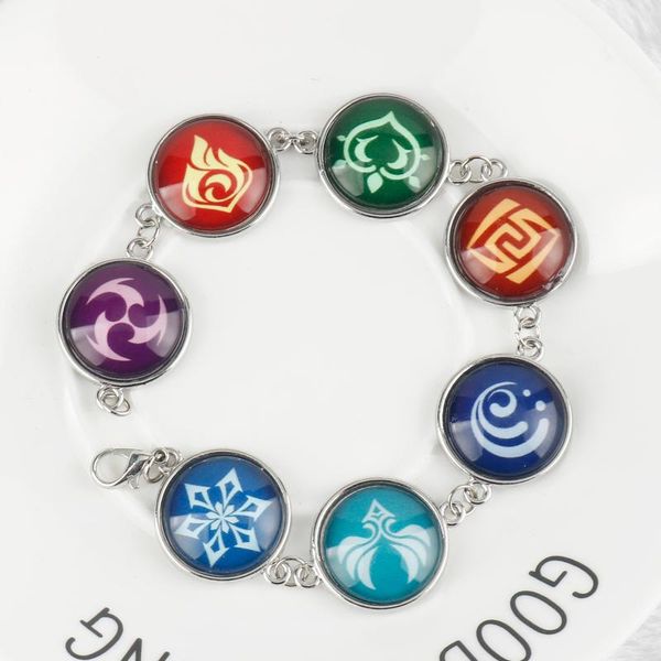 charm bracelets game genshin impact bracelet cosplay prop eye of god water wind thunder fire rock jewelry accessories gift, Golden;silver
charm bracelets game genshin impact bracelet cosplay prop eye of god water wind thunder fire rock jewelry accessories gift, Golden;silver